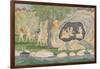 The Five Siddhas Make their Way to the Kailasha Mountains, C.1820-Purkhu-Framed Giclee Print