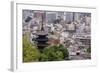 The Five-Tiered Pagoda of To-Ji, Looks Out over the Modern City of Kyoto, Japan-Paul Dymond-Framed Photographic Print