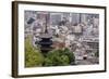 The Five-Tiered Pagoda of To-Ji, Looks Out over the Modern City of Kyoto, Japan-Paul Dymond-Framed Photographic Print