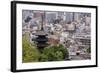 The Five-Tiered Pagoda of To-Ji, Looks Out over the Modern City of Kyoto, Japan-Paul Dymond-Framed Photographic Print