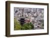 The Five-Tiered Pagoda of To-Ji, Looks Out over the Modern City of Kyoto, Japan-Paul Dymond-Framed Photographic Print