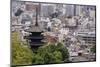 The Five-Tiered Pagoda of To-Ji, Looks Out over the Modern City of Kyoto, Japan-Paul Dymond-Mounted Photographic Print