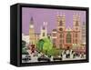 The Five Towers of Westminster-William Cooper-Framed Stretched Canvas