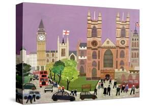 The Five Towers of Westminster-William Cooper-Stretched Canvas