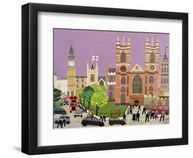 The Five Towers of Westminster-William Cooper-Framed Giclee Print