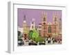 The Five Towers of Westminster-William Cooper-Framed Giclee Print