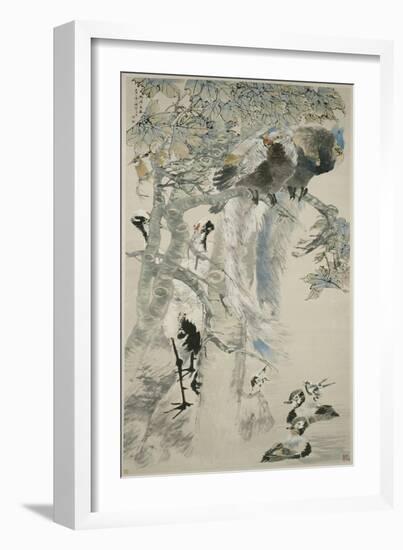 The Five Virtues, Qing Dynasty, 1895-Ren Yi-Framed Giclee Print