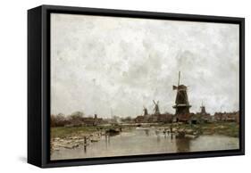 The Five Windmills, 1878-Jacob Maris-Framed Stretched Canvas