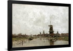 The Five Windmills, 1878-Jacob Maris-Framed Giclee Print