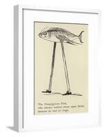 The Fizzgiggious Fish-Edward Lear-Framed Giclee Print