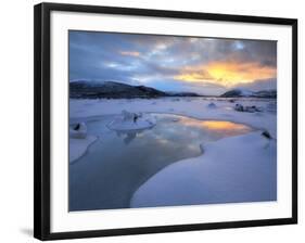 The Fjord of Tjeldsundet in Troms County, Norway-Stocktrek Images-Framed Photographic Print