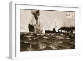 The Flag No Ship-null-Framed Giclee Print