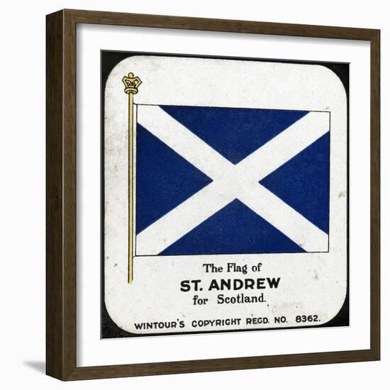 The Flag of St Andrew for Scotland, C1910S-null-Framed Giclee Print