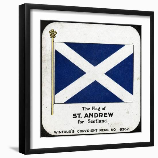 The Flag of St Andrew for Scotland, C1910S-null-Framed Giclee Print