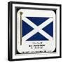 The Flag of St Andrew for Scotland, C1910S-null-Framed Giclee Print