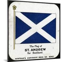 The Flag of St Andrew for Scotland, C1910S-null-Mounted Giclee Print
