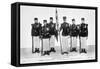 The Flag of the 1st Regiment of the French Foreign Legion, 1914-null-Framed Stretched Canvas