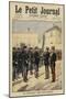 The Flag of the Customs Officers, Bordeaux, France, 1897-null-Mounted Giclee Print