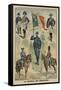 The Flag of the Gendarmes, Front Cover Illustration from 'Le Petit Journal', Supplement Illustre-French-Framed Stretched Canvas