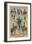 The Flag of the Gendarmes, Front Cover Illustration from 'Le Petit Journal', Supplement Illustre-French-Framed Giclee Print