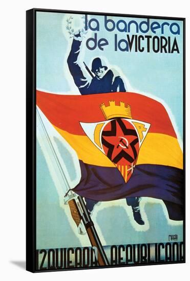The Flag of Victory-Magan-Framed Stretched Canvas