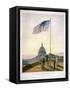 The Flag That Has Waved for One Hundred Years-null-Framed Stretched Canvas