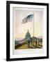 The Flag That Has Waved for One Hundred Years-null-Framed Giclee Print