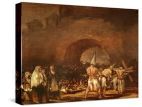 The Flagellants (Oil on Canvas)-Francisco Jose de (attr to) Goya y Lucientes-Stretched Canvas