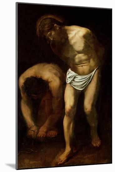 The Flagellation, C.1610-Caravaggio-Mounted Giclee Print