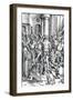 The Flagellation of Christ, 1498-Albrecht Dürer-Framed Giclee Print