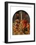 The Flagellation of Christ, 1538-Lucas Cranach the Elder-Framed Giclee Print