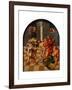 The Flagellation of Christ, 1538-Lucas Cranach the Elder-Framed Giclee Print