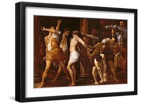 The Flagellation of Christ, 1586-87-Ludovico Carracci-Framed Giclee Print