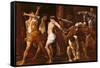 The Flagellation of Christ, 1586-87-Ludovico Carracci-Framed Stretched Canvas