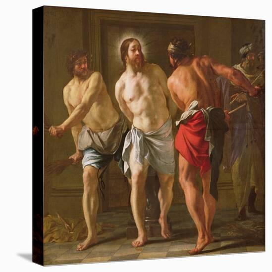 The Flagellation of Christ, 1630 (Oil on Canvas)-Jacques Blanchard-Stretched Canvas