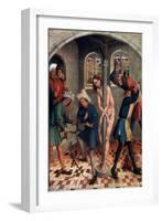 The Flagellation of Christ, before 1457-Johann Koerbecke-Framed Giclee Print
