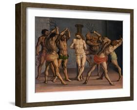 The Flagellation of Christ, C.1507-Luca Signorelli-Framed Giclee Print