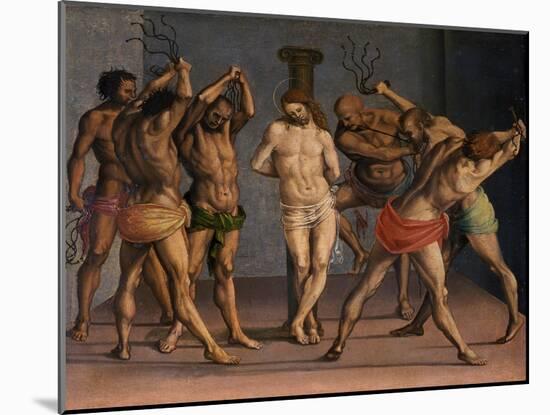 The Flagellation of Christ, C.1507-Luca Signorelli-Mounted Giclee Print