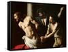 The Flagellation of Christ, circa 1605-7-Caravaggio-Framed Stretched Canvas