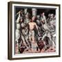 The Flagellation of Christ, Detail from an Altarpiece, 1496 (Oil on Panel)-Hans Holbein the Elder-Framed Giclee Print