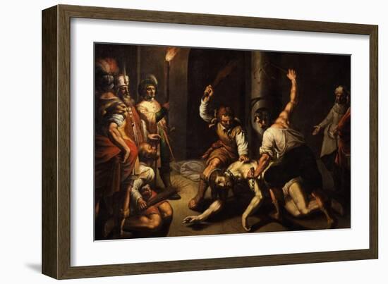 The Flagellation of Christ-Jeremie Le Pilleur-Framed Giclee Print