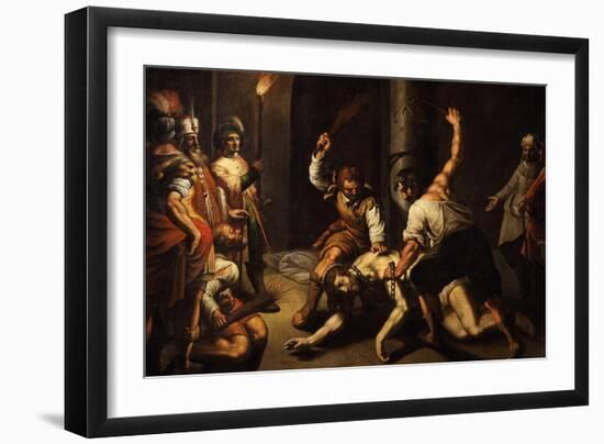 The Flagellation of Christ-Jeremie Le Pilleur-Framed Giclee Print