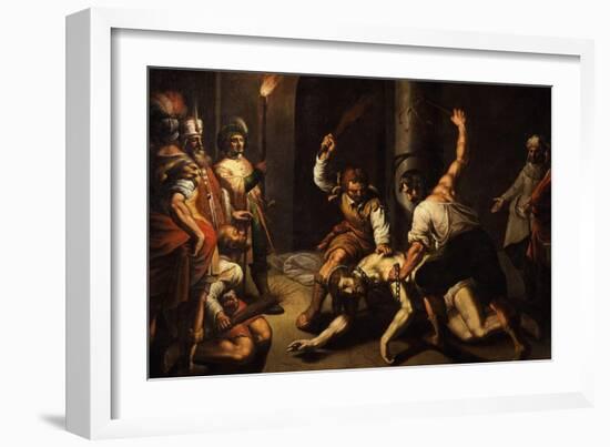 The Flagellation of Christ-Jeremie Le Pilleur-Framed Giclee Print