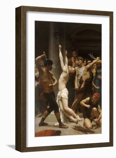 The Flagellation of Christ-William-Adolphe Bouguereau-Framed Giclee Print