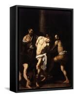 The Flagellation of Christ-Caravaggio-Framed Stretched Canvas