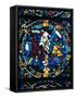 The Flagellation, Stained Glass, Chartres Cathedral, France, 1194-1260-null-Framed Stretched Canvas