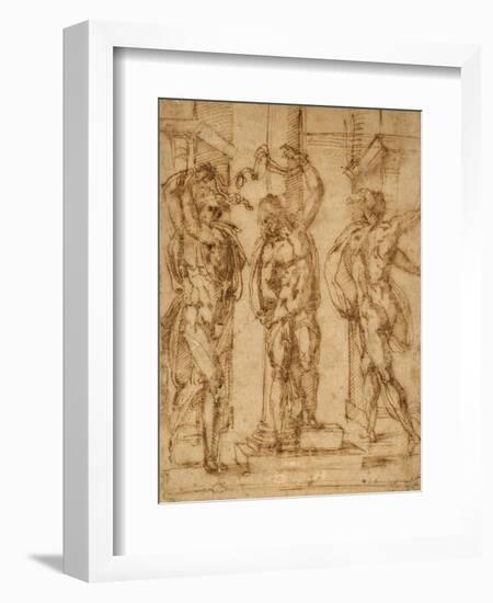 The Flagellation-Baccio Bandinelli-Framed Giclee Print