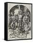 The Flagellation-Martin Schongauer-Framed Stretched Canvas