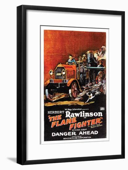 The Flame Fighter - 1925 II-null-Framed Giclee Print