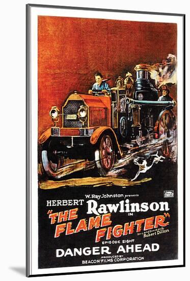 The Flame Fighter - 1925 II-null-Mounted Giclee Print